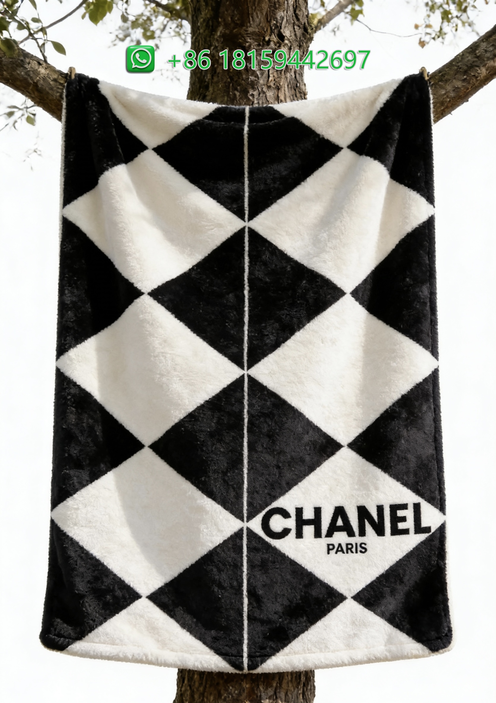 Chanel Throw Blankets